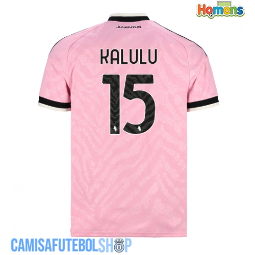Camisa de time de futebol Juventus Pierre Kalulu #15 Replicas 2º Equipamento 2026-27 Manga Curta